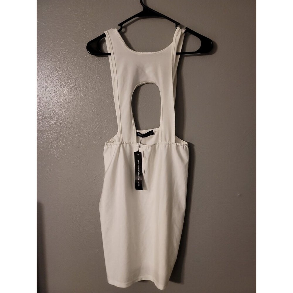 Celmia Collection White Skater Dress Junior Size XL Sleeveless NWT